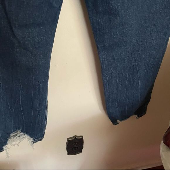 Abercrombie & Fitch Blue Boyfriend Jeans - Picture 9 of 12